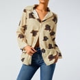 thumbnail image 5 of KOMOO Women Button Shirts Vintage Floral Print Long Sleeve Lapel Cardigan VNeck Loose Blouse, 5 of 10