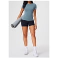 thumbnail image 4 of Women’s Slim-Fit Dry-Fit Athletic Short Sleeve Workout Top for Training & Yoga, 4 of 5