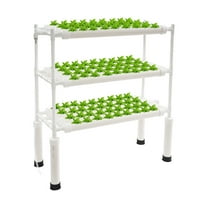 Vertical Hydroponics Growing Kit Hydroponic Rack 108-Hole Hydroponic Growing Kit for Leafy Vegetables to Grow in the Garden or Even in An Office