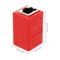 thumbnail image 2 of AURARMLET 2Pack LAN Cable Extender Red for Signal Transmission 1.4X0.8in, 2 of 5