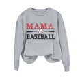 thumbnail image 3 of Uootdi Hauts Boho pour Femmes Col Ras du Cou Maman Imprimé Baseball Sports Rassemblements Tenue Quotidienne Chandails Douillets Chandails Cardigans Cadeau, 3 of 5