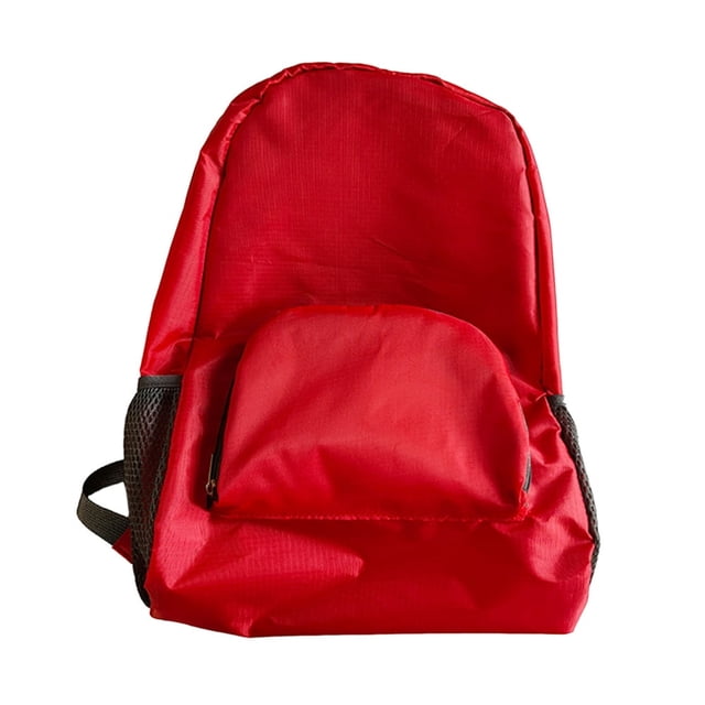 Travel Backpack Wide Shoulder Straps Smooth Zipper Multi Compartments Side Mesh Pockets Large Capacity Storage Adjustable Lightweight Packable Backpack Outdoor Supplies