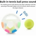 thumbnail image 4 of Animal Dog Soccer Ball Durable TPR,Comes with Handles, Makes A Squeaking Sound, Interactive and Fun Gameplay, Waterproof, Suitable for Outdoor Use with Dogs., 4 of 7