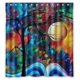 thumbnail image 1 of ABPHQTO La Noche de la Luna Cortina de Ducha Cortina de Ducha Impermeable 160x180 cm, 1 of 2