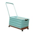 thumbnail image 2 of GUOOL Car Trunk Storage Box with Wheels and Handle, Foldable Multi-purpose Lightweight Blue, 2 of 9