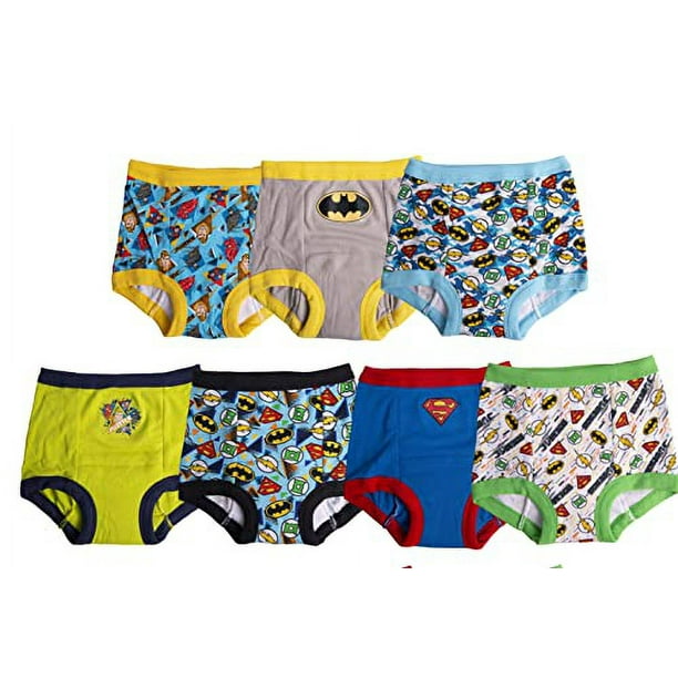 DC Comics 3PK, 7PK and 10PK Potty Training Pants with Superman, Batman