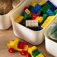 thumbnail image 5 of IRIS Small Plastic Storage Organizer Basket, Off-White, 5 of 9
