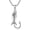 2 Fishhook, variant on Fish Hook Necklace 925 Sterling Silver Deer Antler Skeleton Double Fishhook Necklaces Hunting Jewelry Gifts for Men Women Fishing Lover