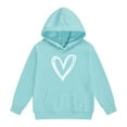 thumbnail image 5 of Ruyang Girls Oversized Heart Hoodies Fall Winter Trendy Pullover Hoodie Pocket Personalized Graphic Hooded Sweatshirts, 5 of 6