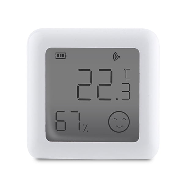 Sensor de temperatura y humedad Tuya Mini pantalla LCD Digital termómetro higrómetro