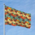 thumbnail image 2 of Picia Colorful Hawaii Palms Printed Flag ,Colorful Hawaii Palms Pattern Garden Flag Vertical Double,Yard Lawn Outdoor Decor 48x72", 2 of 9