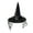 Black, variant on Waroomhouse Halloween Witch Hat Lace Spider Web Decor Large Brim Pointed Wizard Sorceress Cosplay Haunted House Carnival Party Costume Cap Headwear