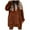 2-Brown, variant on Solid Color Women's Sweatshirts and Hoodies Y2k Outdoor Women's Hoodies Fall Essentials Comfy Plus Size Hoodies for Women Deal Of the Day