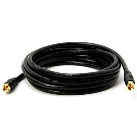 BoostWaves 50ft Rg6 High Definition HDTV Black Coaxial Cable - Low (Best Coaxial Cable For Hdtv)
