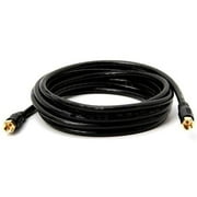 BoostWaves 35ft Rg6 High Definition HDTV Black Coaxial Cable - Low Loss