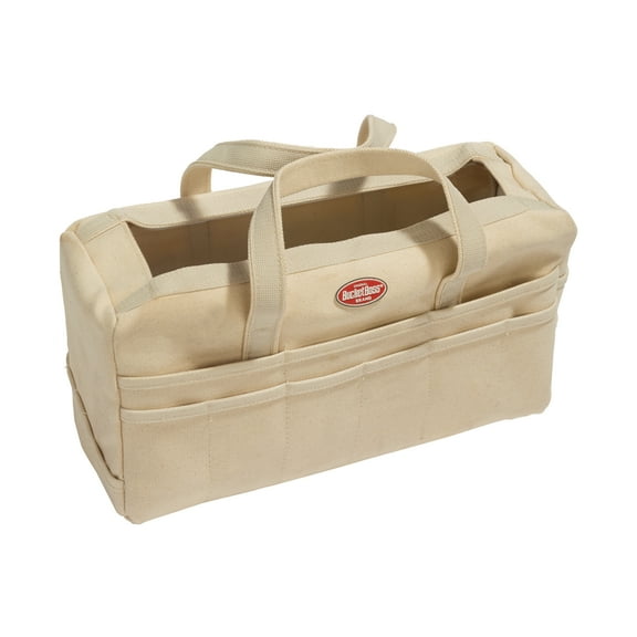 Bucket Boss Original 1991 Riggers Tool Bag Open Tote, in Natural, 60002