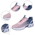 thumbnail image 4 of Rokment Women's Running Cross Training Shoes Breathable Mesh Comfortable Air Cushion Hiking Jogging Fitness Trainners Casual Walking Tennis Fashion Sneakers Pink Size 8, 4 of 6