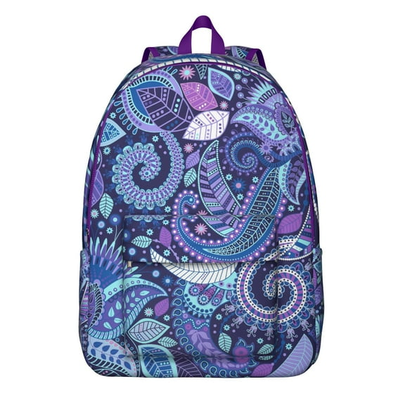 Paisley Multi-Use Boho Backpack - Campus Lifestyle with Device Storage, Versatile Carry Solution, Wonderful Gift for Graduates