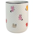 thumbnail image 2 of Taza Grande de Porcelana, Diseño Caricatura de Perritos, Tarro para Bebidas Calientes, Borde Negro, Capacidad 620 mililitros, 2 of 5