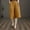 Yellow, variant on Endives Womens Cotton Linen Short Slim Solid Color Linen Pant Women Elastic Waist Short Pants Yellow