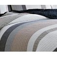 thumbnail image 2 of Nautica 201246 algod&oacute;n Colcha Reversible, Individual, Tideway, Bronceado/Gris, King, 1, 2 of 8