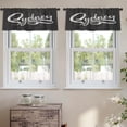 thumbnail image 2 of LALILO Kitchen Curtain Valance Ikat And Boho Traditional Rod Pocket Window Curtain 52"x 18" Set of 2, 2 of 7