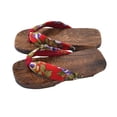 thumbnail image 4 of Paulownia Children Clogs Baby Slippers COS Student Clogs Flops Size 22-34 Red, 4 of 7