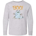 thumbnail image 3 of Inktastic Boo with Mummy Cat Long Sleeve Youth T-Shirt, 3 of 5