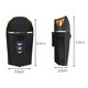 thumbnail image 2 of Luz para bicicleta recargable, delantera y trasera, 350 lúmenes, luz delantera y trasera, timbre, resistente al agua, compatible con todo tipo de bicicletas, híbridas y de carretera (negra), 2 of 5