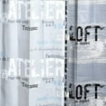thumbnail image 4 of Tendance Evideco Clear Acrylic Printed Bath Tumbler Design Atelier Loft - Gray,White,Blue,Black - 2.95 L x 2.95 W x 4.13 H, 4 of 4