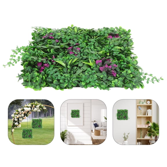OFFIGAM Artificial Greenery Wall Panels for Outdoor Privacy Screens, Indoor Decorative Walls, Realistic Faux Plant Panels
