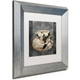 thumbnail image 2 of Trademark Fine Art "Vintage Cafe I" Canvas Art by Color Bakery White Matte, Silver Frame, 2 of 4