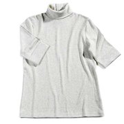 White Stag 3/4 Sleeve Ribbed Turtleneck