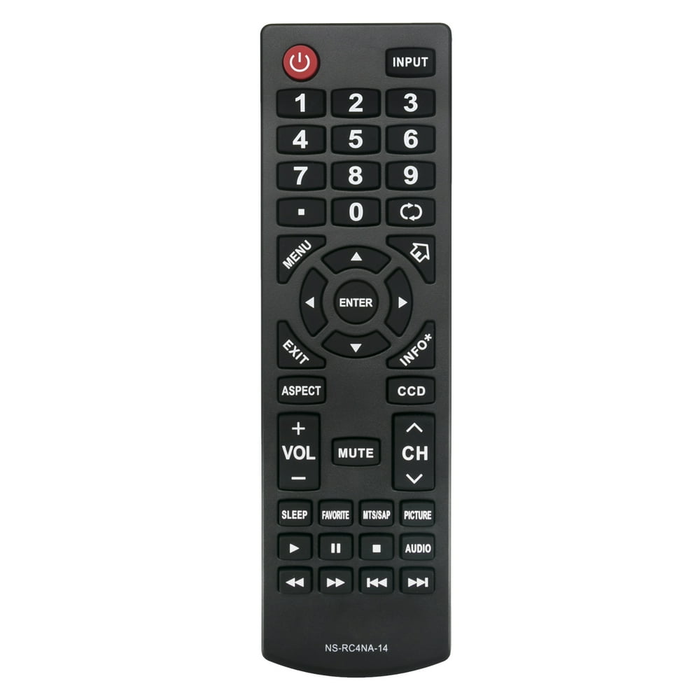 New Ns-rc4na-14 Remote Control Tv Controller For Most 2013 14 Insignia 