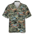 thumbnail image 3 of Camisas hawaianas de moda para hombre, camisetas playeras de manga corta de gran tamaño, ropa informal de playa, ropa formal de verano, 3 of 5