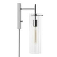 thumbnail image 6 of Skylark Wall Sconce Clear Polished Nickel, 6 of 7