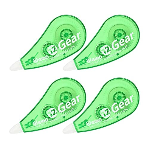 WeiBo Whiteout Correction Tape, Easy To Use Applicator for Instant