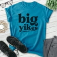 thumbnail image 2 of Big Yikes Shirt, Unisex Women's Men's Shirt, Silly Shirt, Humorous Shirt, Snarky Shirt, Heather Blue, Small, 2 of 6