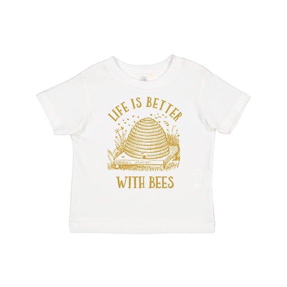 Inktastic Life's Better with Bees Boys or Girls Toddler T-Shirt
