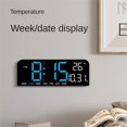 thumbnail image 5 of LED Wall Clock with Temperature, Date, 2-Alarm, Countdown Timer -A, 5 of 5