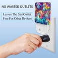 thumbnail image 3 of Rainbow Unicorns LED Square Night Lights - Portable and Stylish for Bedroom and Kids Room - Enhance Your Space with Soft and Soothing Illumination, 3 of 6