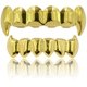 thumbnail image 1 of 18K oro plateado Hip Hop Vampire Fangs Top Bottom Teeth Grillz Set para hombres y mujeres Ormromra LRWJ453-2, 1 of 2