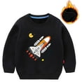 thumbnail image 4 of Kiijoy Boys Sweatshirt Rocket Print Crew Neck Pullover Top, Sizes 18-24M, 4 of 5