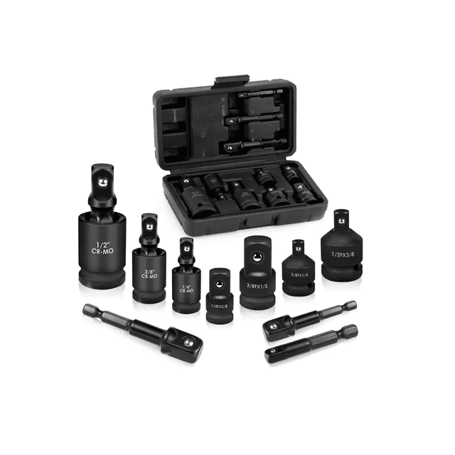 Juego Adaptadores Para Dados Y Llaves De Impacto Xtellar negro