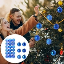 36PCS Christmas Ornaments Christmas Xmas Tree Ball Bauble Hanging Home Party Ornament Decor 6CM for Xmas Tree Craft Gifts for Home Holiday Wedding Party Decorations