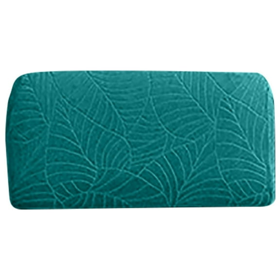 SDJMa Couch Backrest Cushion Cover Back Cushion Slipcover Stretch Sofa Back Cushion Cover for Living Room Spandex Jacquard Couch Back Covers for Kids Pets (Green, Rectangle)