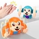 thumbnail image 3 of Vogacara Juguete educativo plástico del mono con el brazo giratorio de 360° y los juguetes activos del juguete del bebé de los bebés de la Videojuegos portátiles naranja Con bateria, 3 of 6