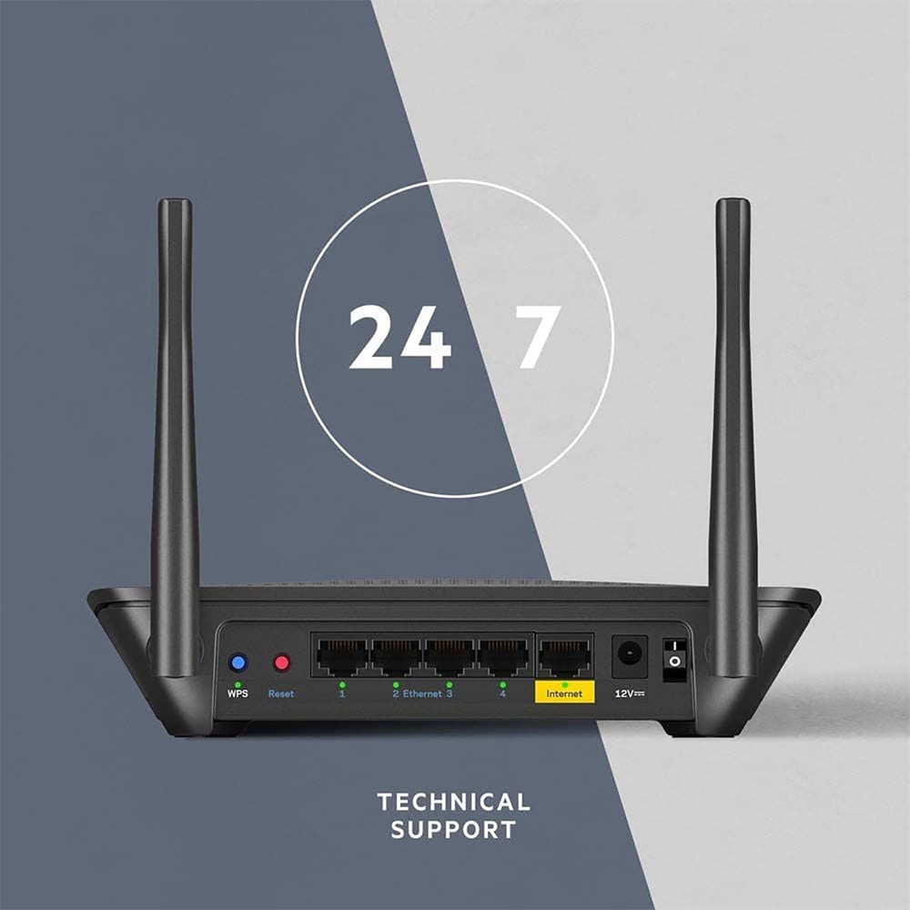 Linksys MR6350 Wireless Wifi 5 AC1300 Dual-Band Mesh Router with 1 YR CPS Enhanced Protection Pack