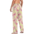 thumbnail image 6 of Beautiful Flamingo Men's Pajama Pants, Soft and Comfortable Lounge Sleep Bottoms with Pockets, Men's Sleepwear with Custom Print, Medium, 6 of 7