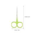 thumbnail image 3 of Seitruly Pinzas para cutículas de uñas, tijeras de acero inoxidable, galvanoplastia, resistente al desgaste, recortador de cejas, pinzas para el pelo de Type3 NO3 Seitruly CE011500-07, 3 of 6